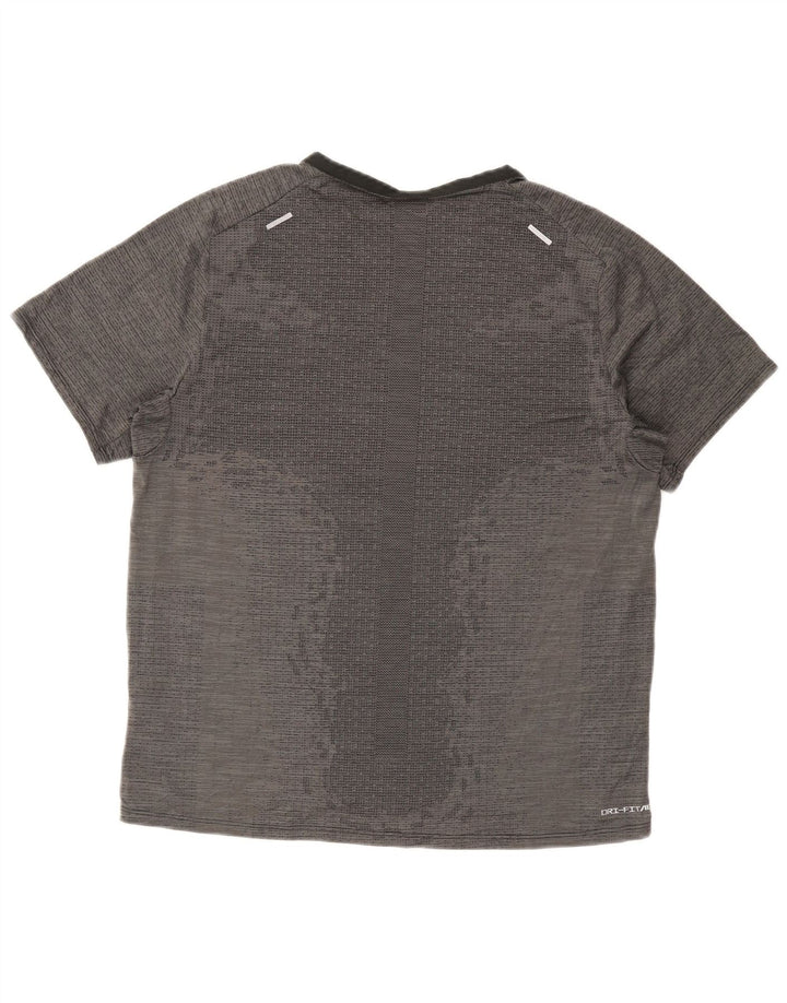 Ανδρικό μπλουζάκι Nike Dri Fit Top Large Grey Polyester Sports