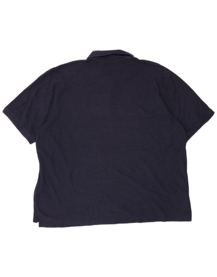 EDDIE BAUER Ανδρικό πουκάμισο πόλο 2XL Navy Blue βαμβακερό