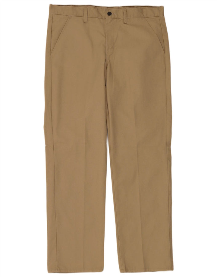 Ανδρικό ίσιο παντελόνι Chino Dickies W34 L32 Χακί Πολυεστέρας