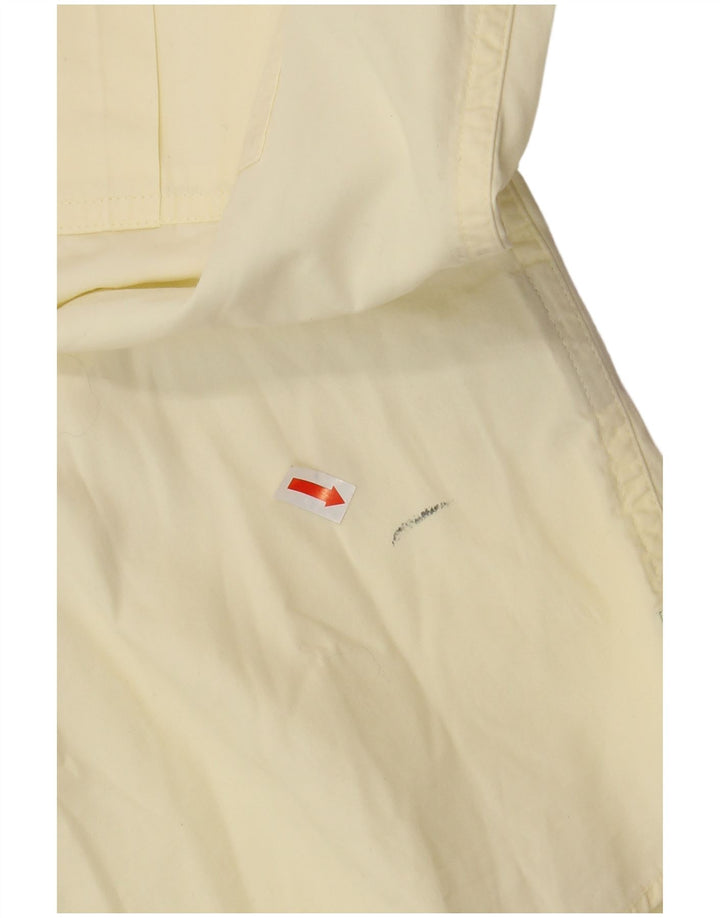 BOSTON Ανδρικό κοντομάνικο πουκάμισο μέγεθος 41 16 μεγάλο κίτρινο βαμβακερό