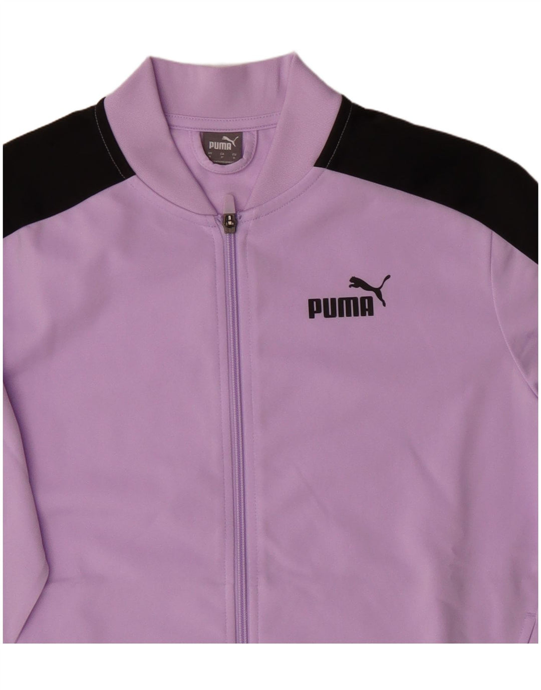 Puma γυναικεία φόρμα υπερμεγέθους Top Jacket UK 10 Small Purple Colourblock