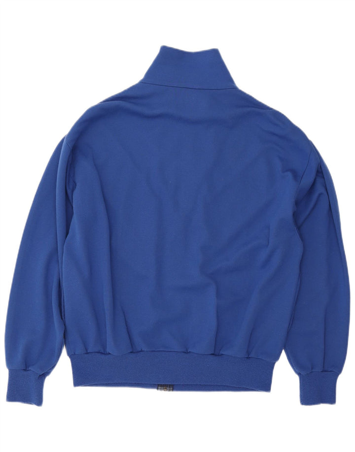 Γυναικεία αθλητική φόρμα VINTAGE Top Jacket UK 18 XL Blue Colourblock Acrylic