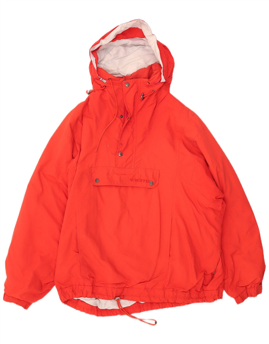 SCHAEFER Ανδρικό μπουφάν Anorak με κουκούλα Gore-Tex UK 44 2XL κόκκινο πολυαμίδιο