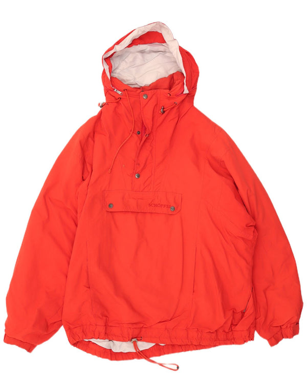 SCHAEFER Ανδρικό μπουφάν Anorak με κουκούλα Gore-Tex UK 44 2XL κόκκινο πολυαμίδιο