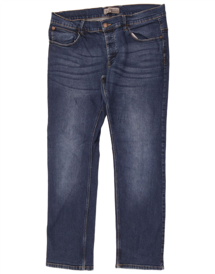 Γαλλικό Connection Ανδρικό Slim Jeans W36 L32 Μπλε Βαμβακερό