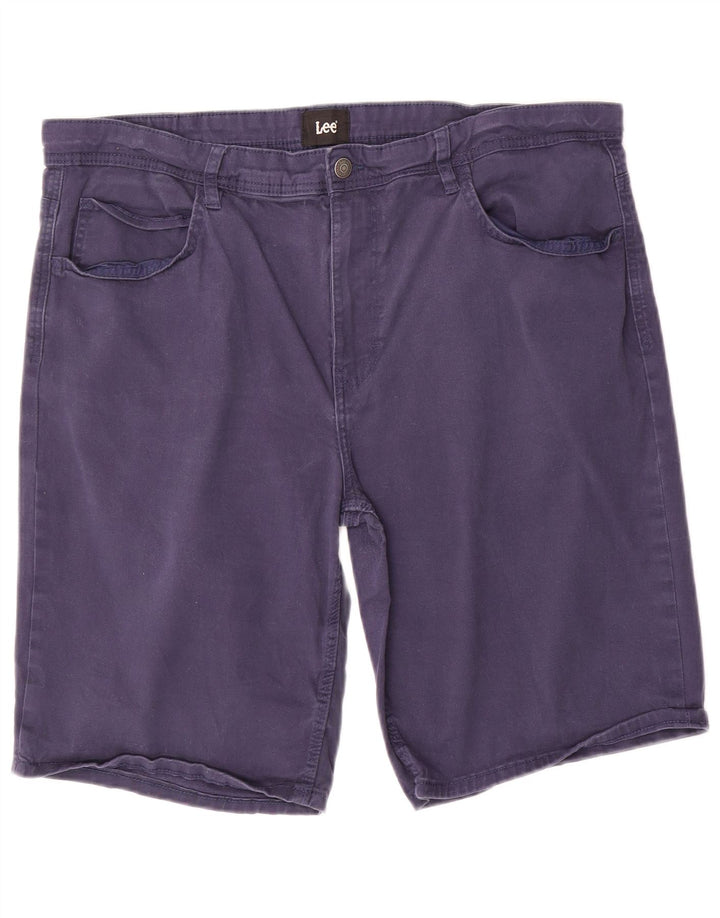 Lee Ανδρικό σορτς casual μεγάλο W36 Navy Blue βαμβακερό