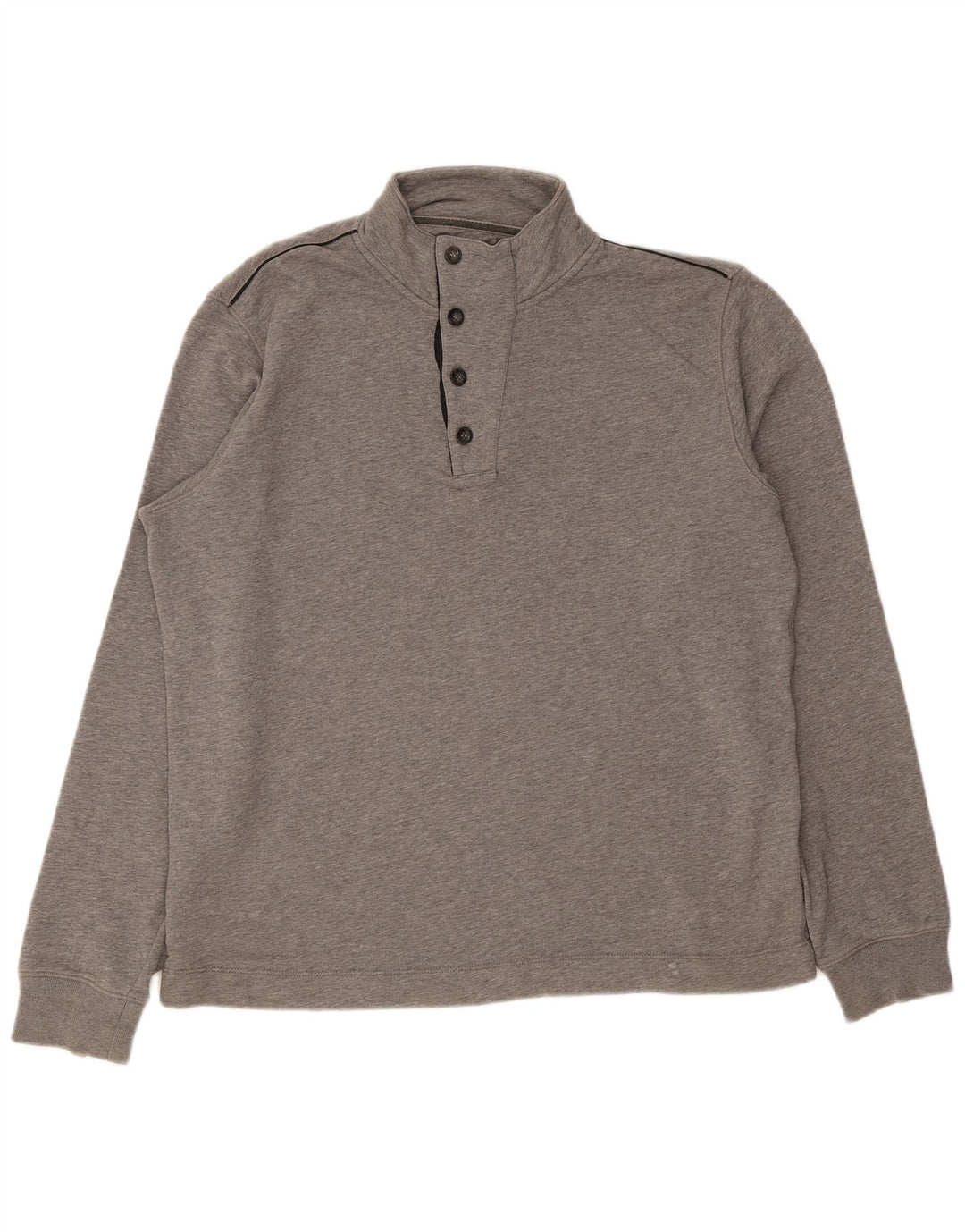 Ανδρικό φούτερ Hugo Boss με λαιμόκοψη Jumper μεγάλο γκρι βαμβακερό