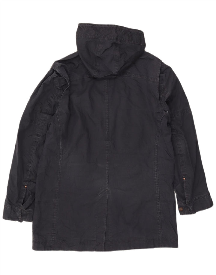 TIMBERLAND Ανδρικό μπουφάν Parka με κουκούλα UK 40 Large Navy Blue Cotton