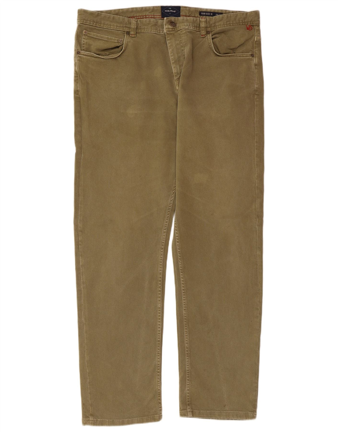 WHITE STUFF Ανδρικό τζιν ίσιο W38 L32 Χακί βαμβακερό