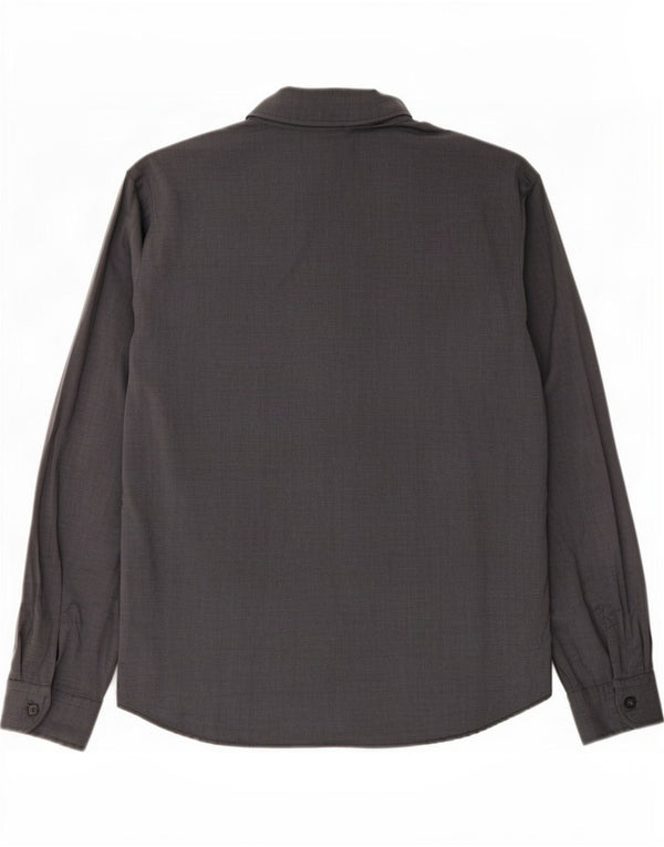 Γυναικείο πουκάμισο Benetton UK 16 Large Grey Pinstripe