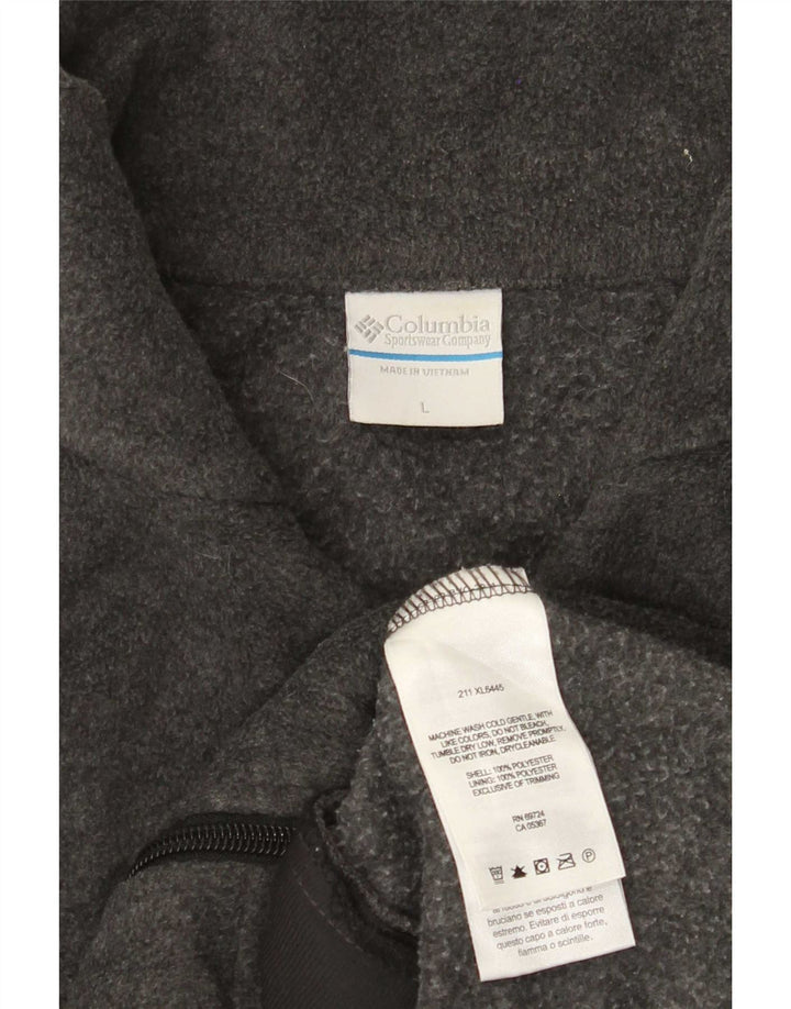 Columbia Γυναικείο Fleece Jacket UK 16 Large Grey Polyester