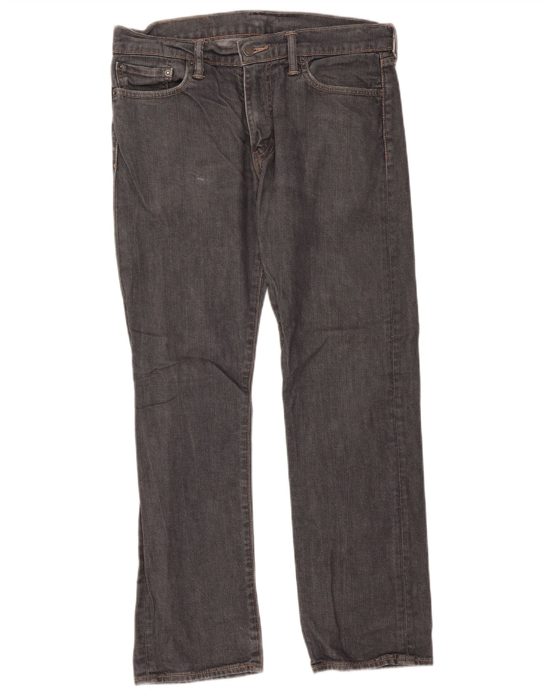 Levi's Mens 504 Straight Jeans W32 L30 Γκρι βαμβακερό