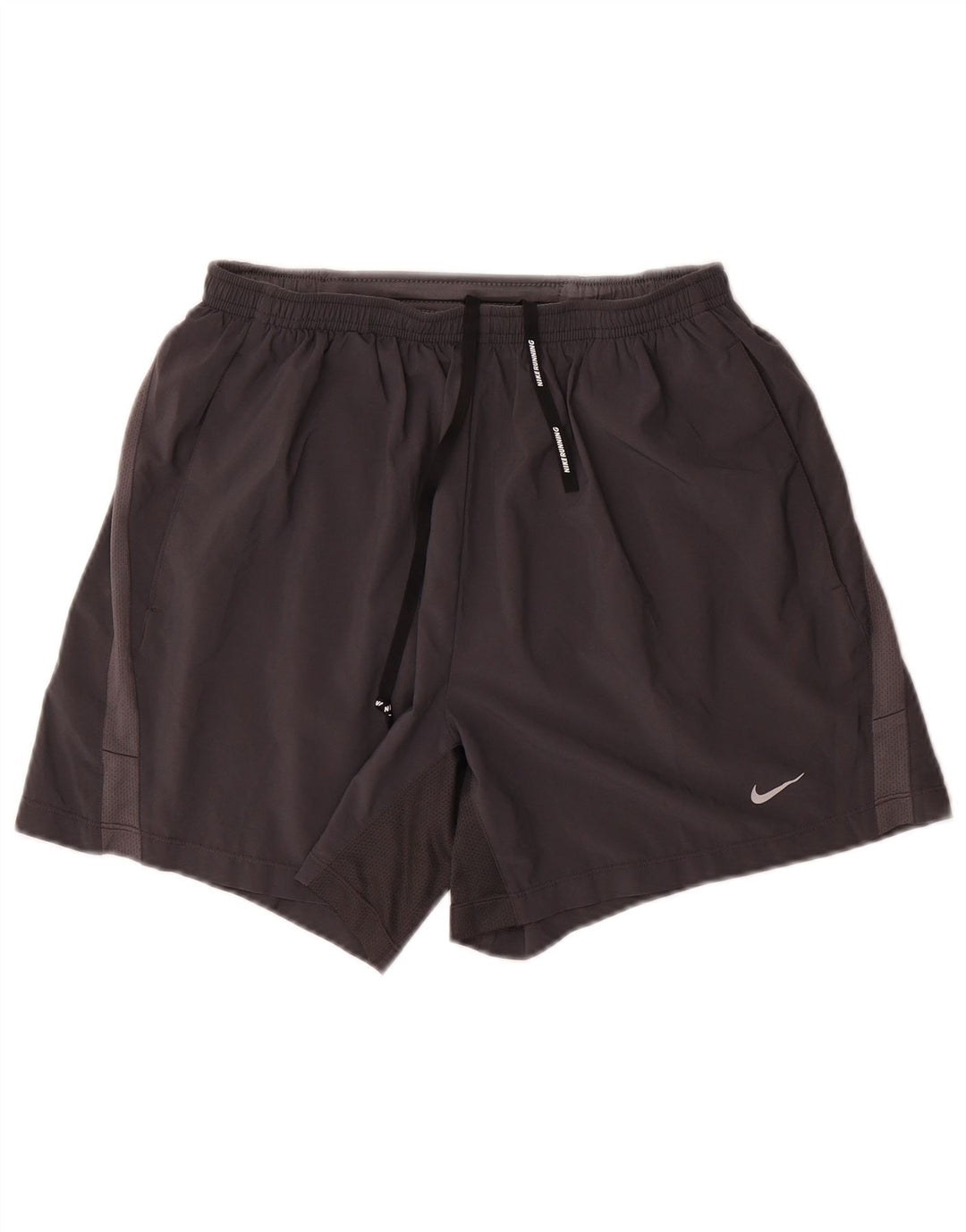 Ανδρικό αθλητικό σορτς Nike από μεσαίο γκρι πολυεστέρα