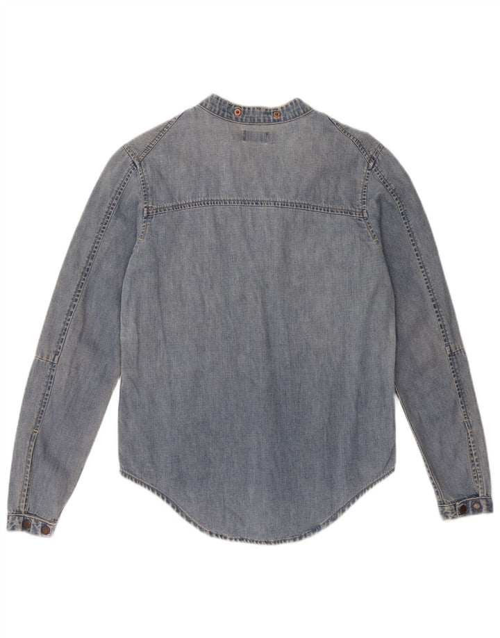 Γυναικείο πουλόβερ τζιν μπλουζάκι Levi's UK 6 XS Μπλε βαμβακερό