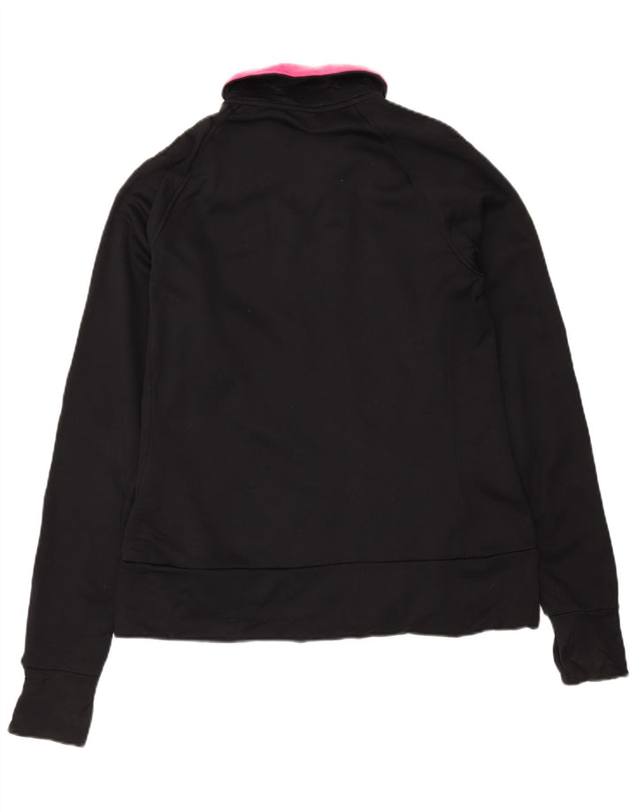 Γυναικεία αθλητική φόρμα PUMA Top Jacket UK 14 Medium Black Polyester