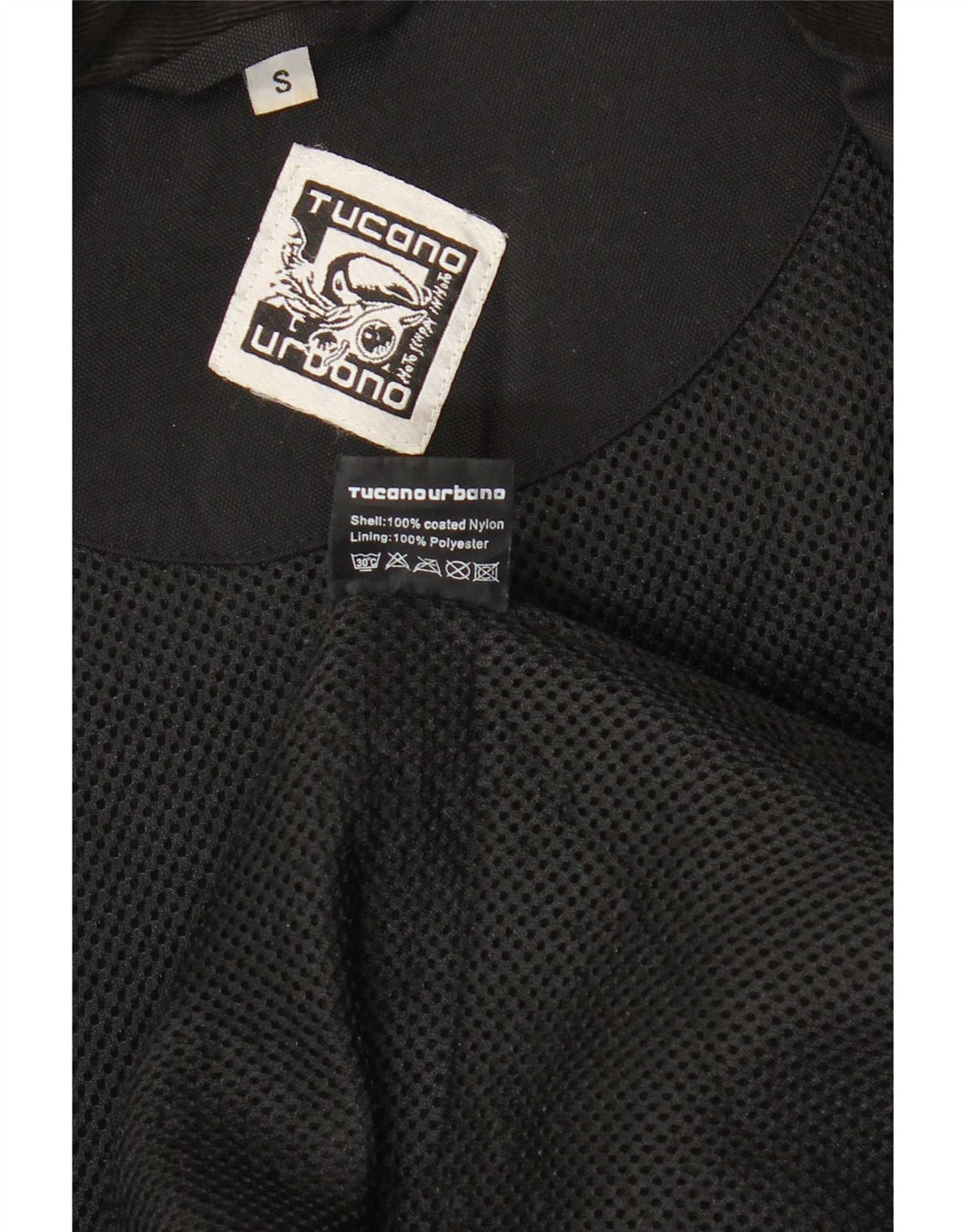 Tucano Urbano Mens Utility Jacket UK 36 Small Black Nylon