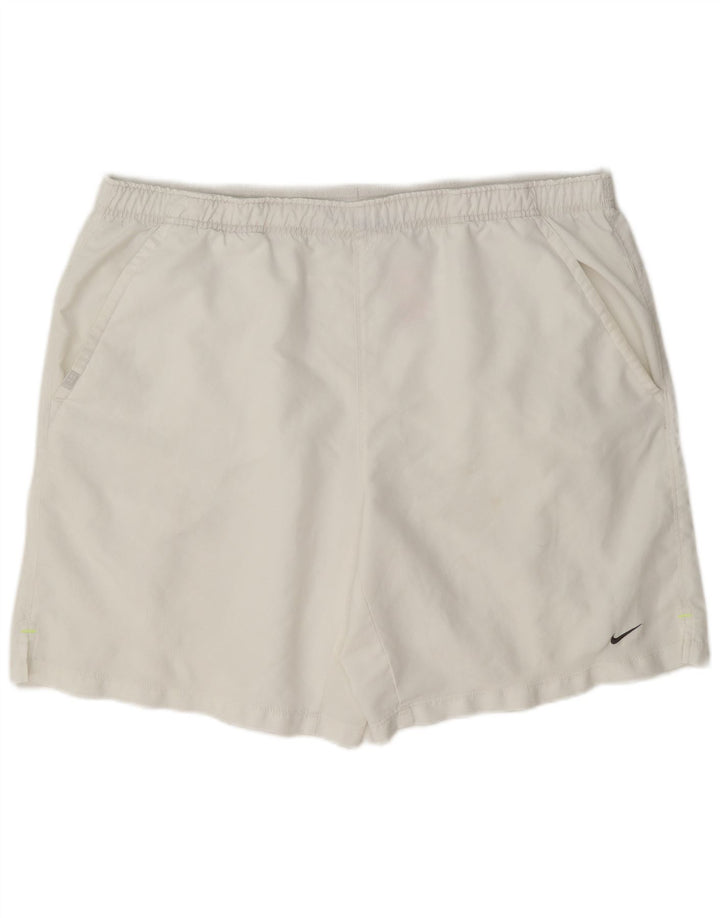 Ανδρικό αθλητικό σορτς Nike XL λευκό πολυεστέρα