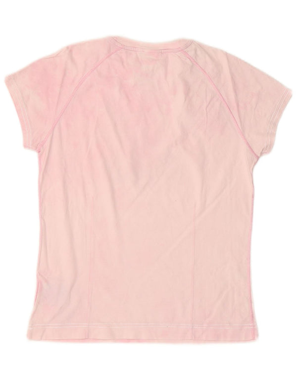 Champion Womens Heritage Fit Graphic T-shirt Top 12 Medium Pink Tie Dye