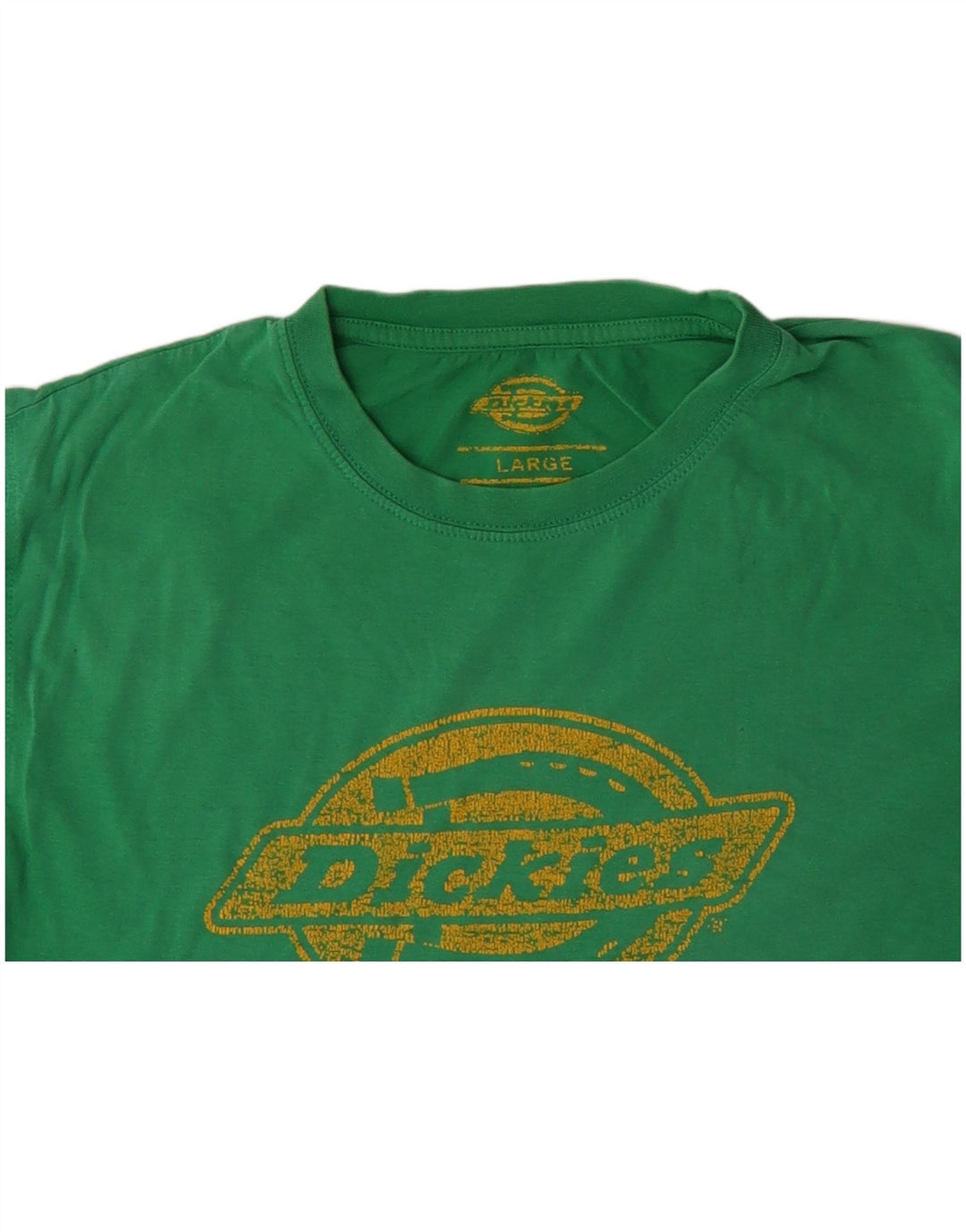 DICKIES Ανδρικό γραφικό T-Shirt Top μεγάλο πράσινο βαμβακερό
