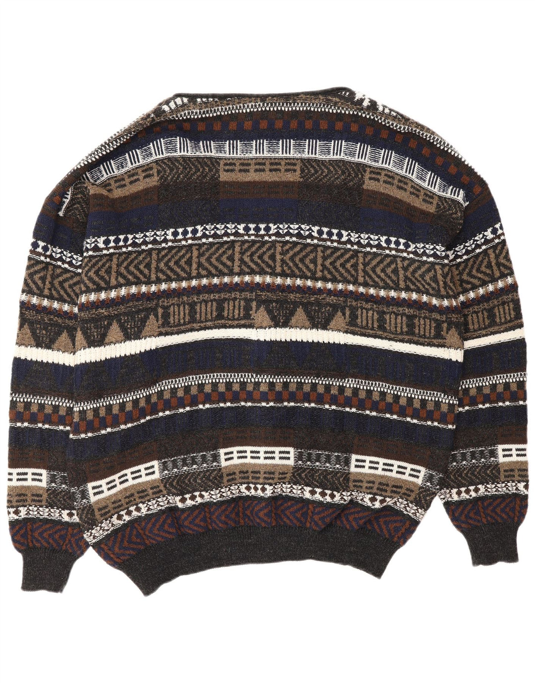 ALLISON WINGATE Ανδρικό πουλόβερ ζακέτα IT 56 2XL Πολύχρωμο Fair Isle