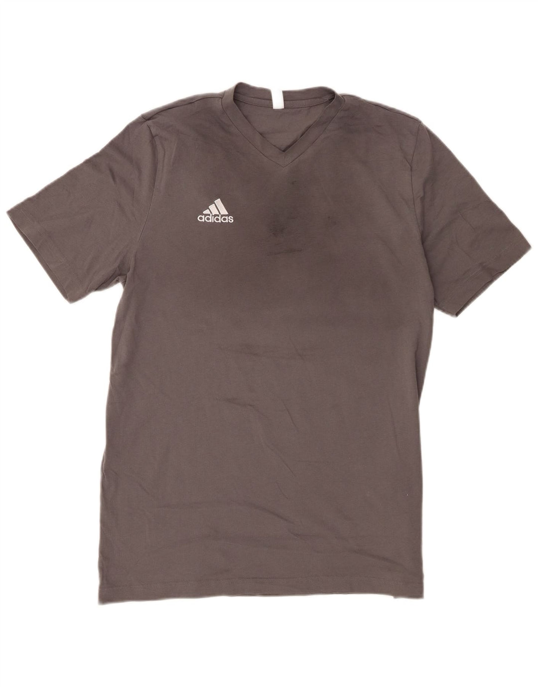 Ανδρικό T-Shirt Adidas Top μεγάλο γκρι βαμβακερό
