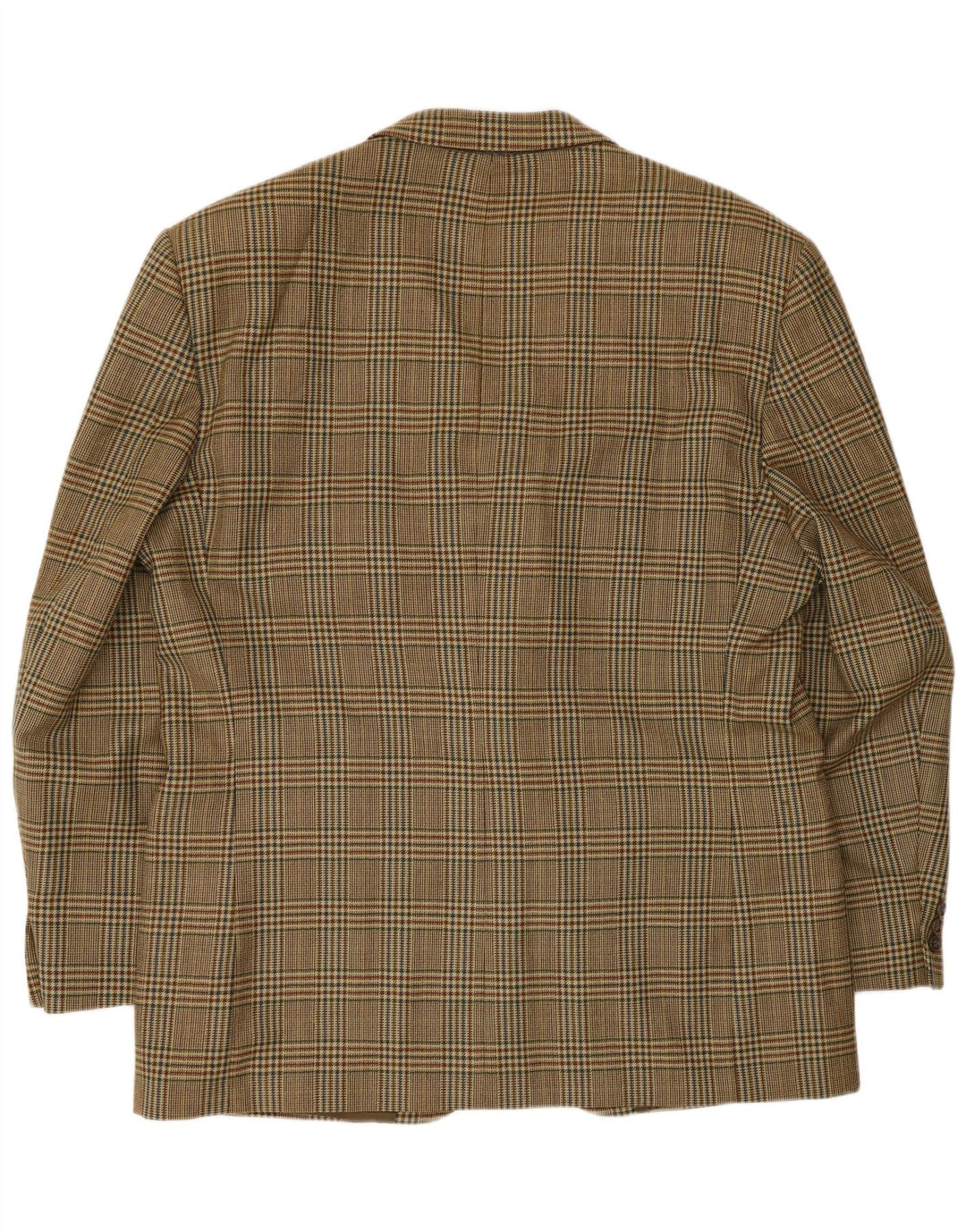 Vintage ανδρικό σακάκι 2 κουμπιών σακάκι UK 40 Large Beige Houndstooth