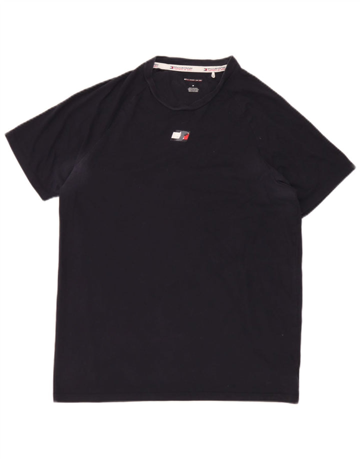 Ανδρικό T-Shirt Tommy Hilfiger Τοπ μεσαίου μπλε βαμβακερό