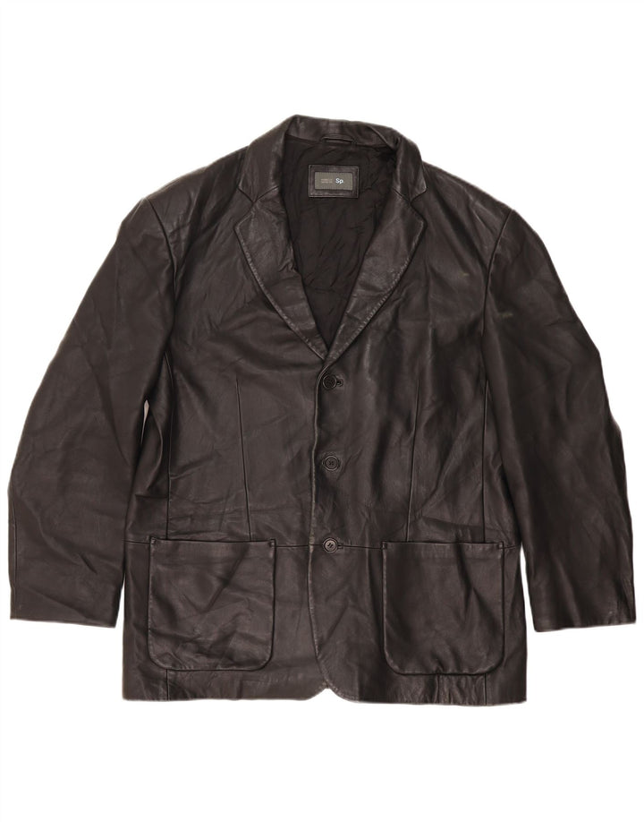 Marks & Spencer Ανδρικό σακάκι blazer 3 κουμπιών UK 40 μεγάλο μαύρο