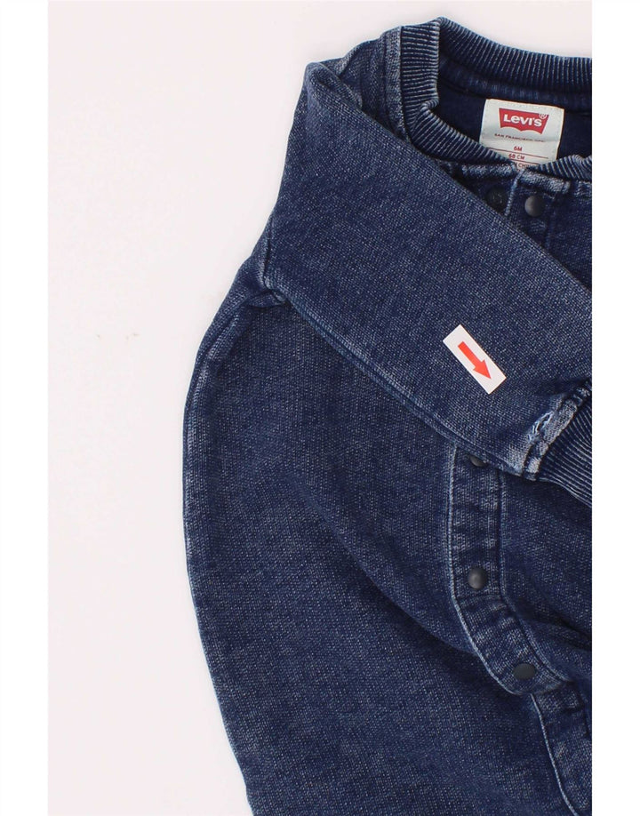 Μακρυμάνικη φόρμα Levi's Baby Boys 3-6 μηνών Navy Blue
