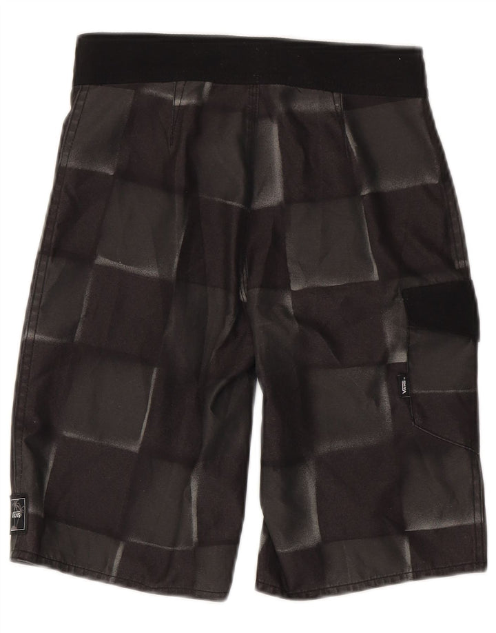Vans Boys Swimming Short 7-8 Years Grey Geometric Polyester