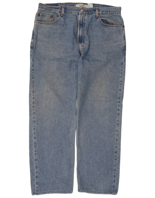 Levi's Mens 505 Regular Fit Straight Jeans W40 L32 Μπλε βαμβακερό