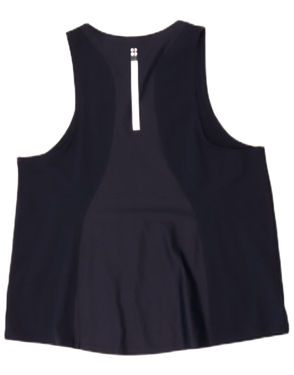 Sweaty Betty Γυναικείο Γιλέκο UK 14 Large Navy Blue Polyamide