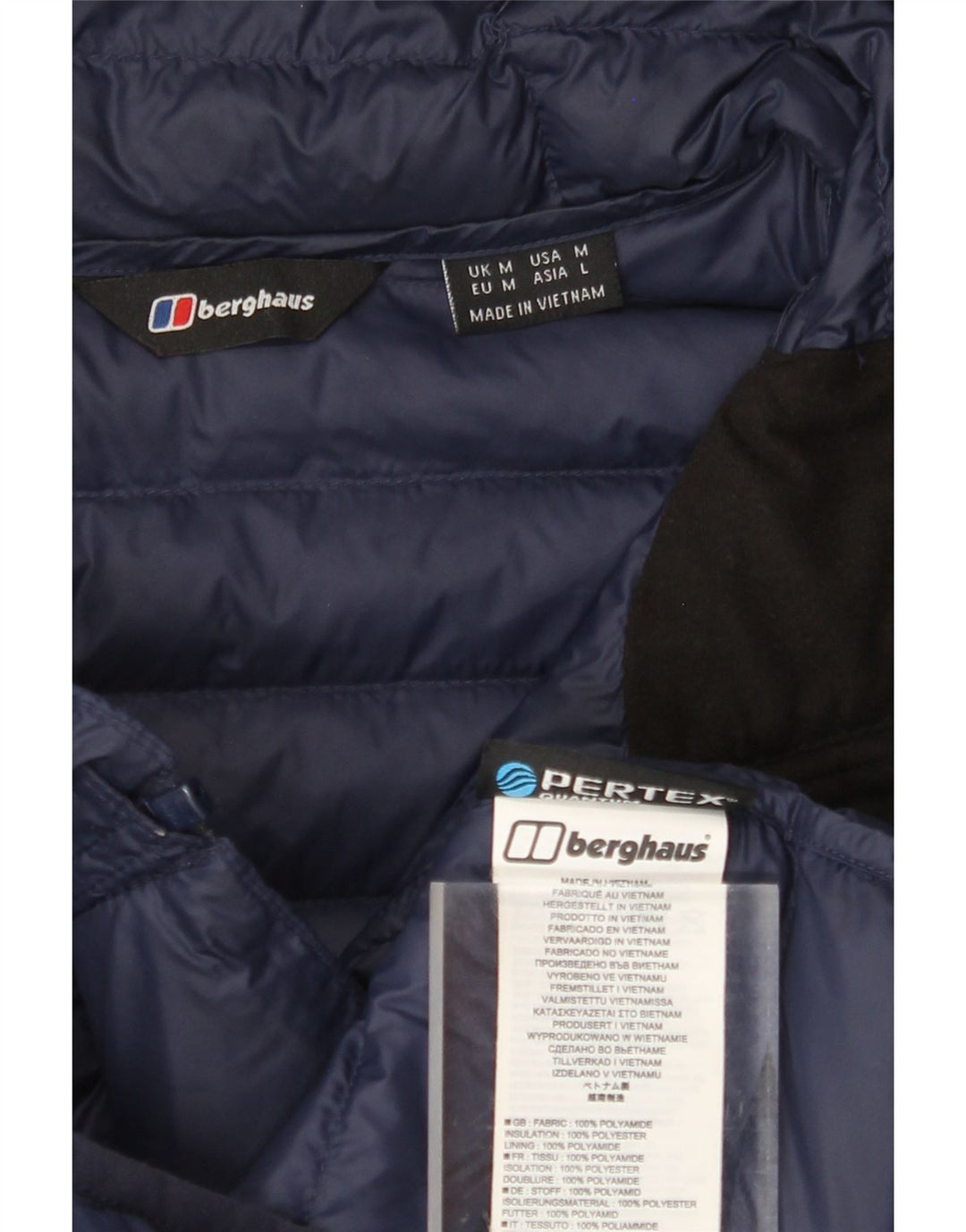 BERGHAUS Ανδρικό μπουφάν με κουκούλα UK 38 Medium Navy Blue