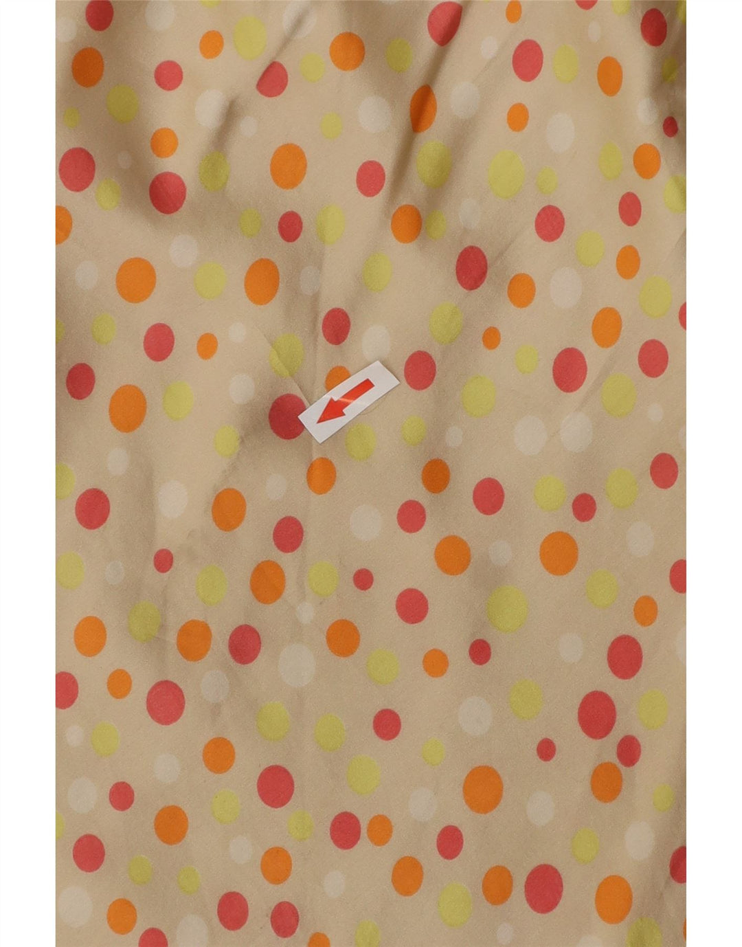 VINTAGE Γυναικεία Maxi Φούστα W26 Small Beige πουά