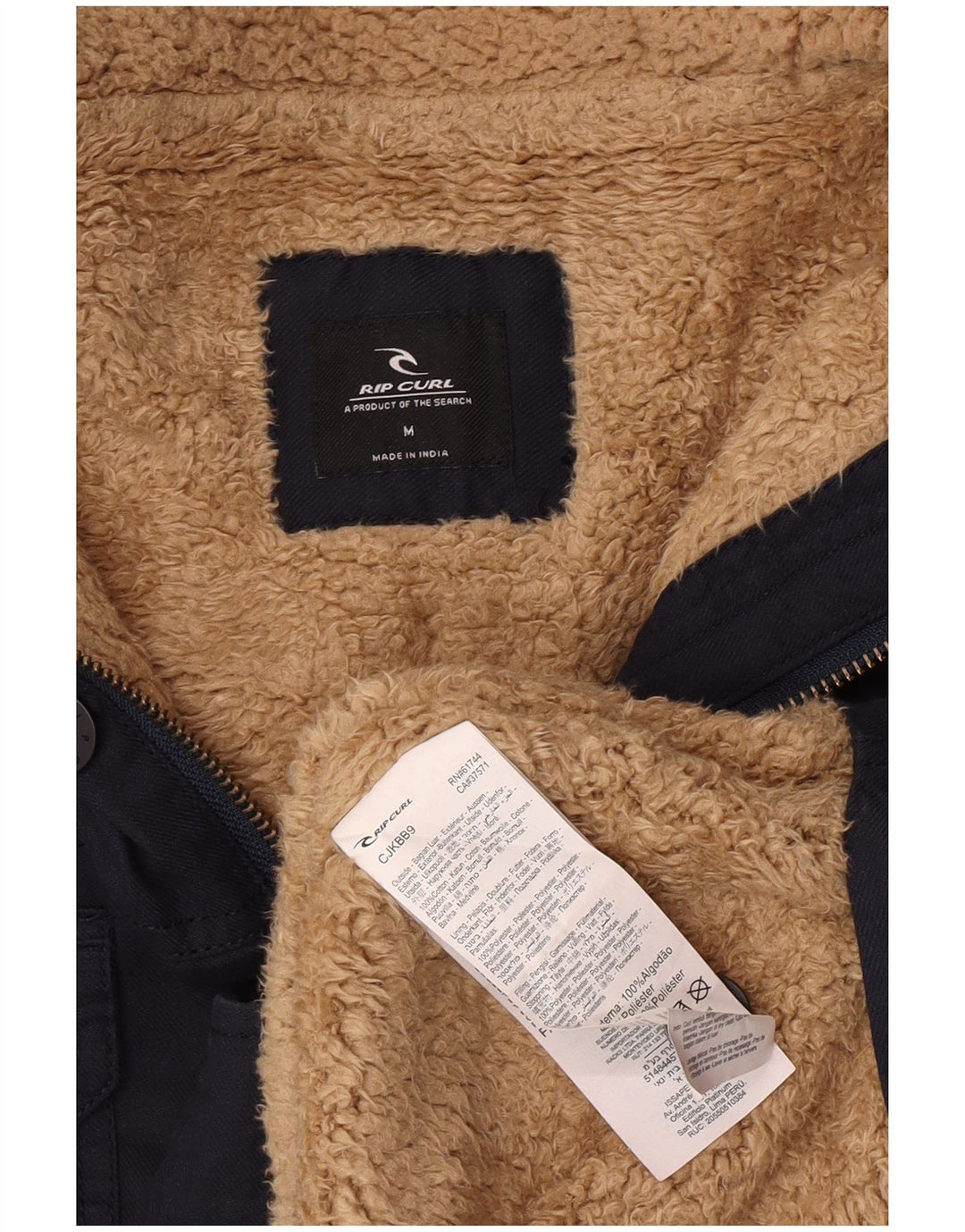 Ανδρικό μπουφάν με κουκούλα Rip Curl Utility UK 38 Medium Navy Blue Cotton