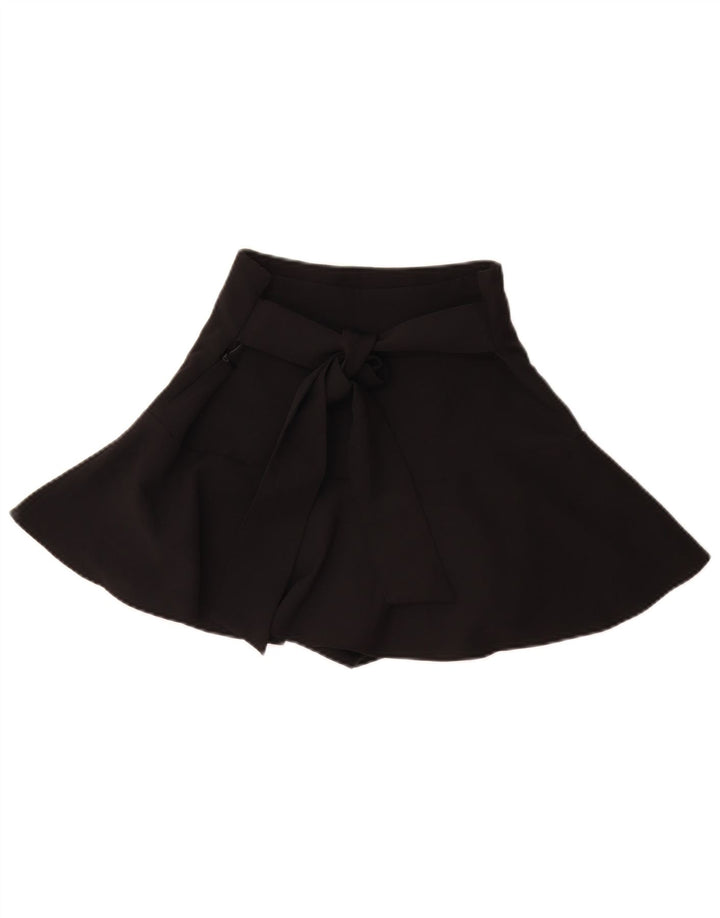 Zara Γυναικεία Μίνι Φούστα Μικρή W26 Μαύρη Βαμβακερή
