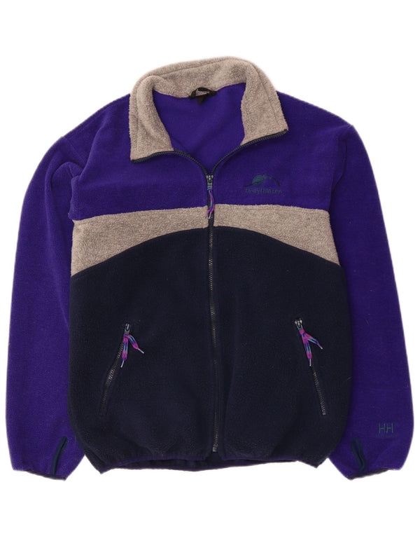 HELLY HANSEN Ανδρικό Fleece Jacket UK 38 Medium Navy Blue Colorblock