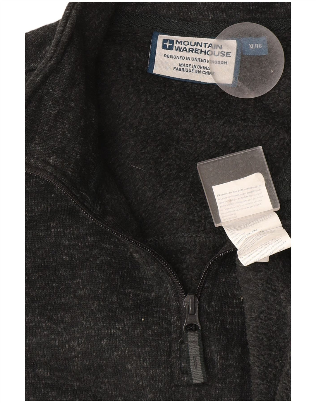 Ανδρικό φούτερ με φερμουάρ Mountain Warehouse Jumper XL Grey Flecked