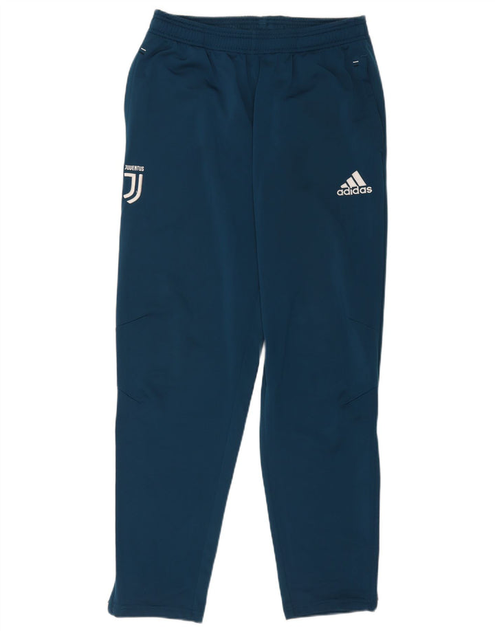 Παντελόνι αθλητικής φόρμας Adidas γραφικό Juventus Μεσαίο μπλε πολυεστέρας