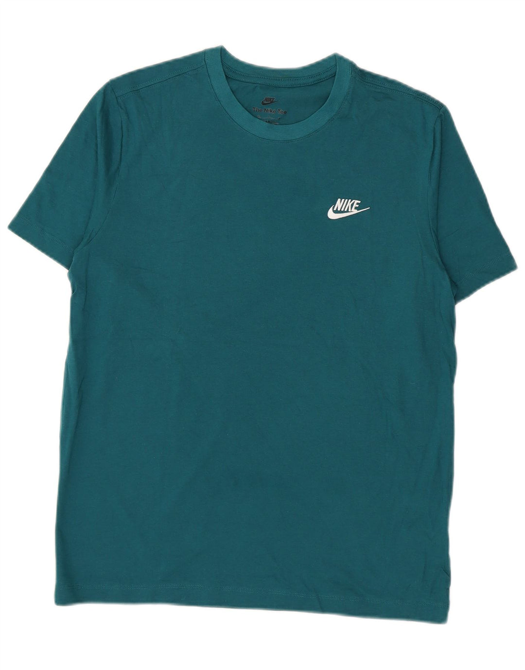 Ανδρικό μπλουζάκι Nike, μεσαίο πράσινο βαμβακερό