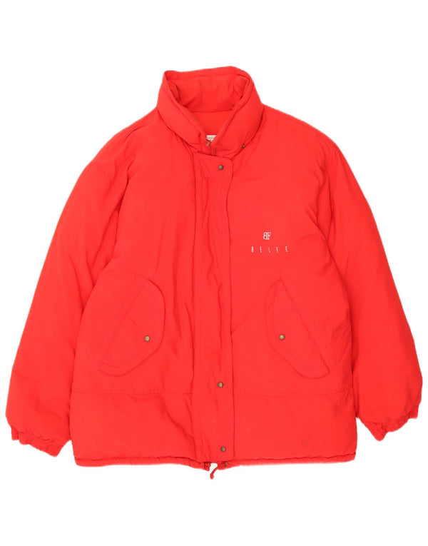 Μπουφάν Belfe & Womens Oversized padded UK 16 Large Red