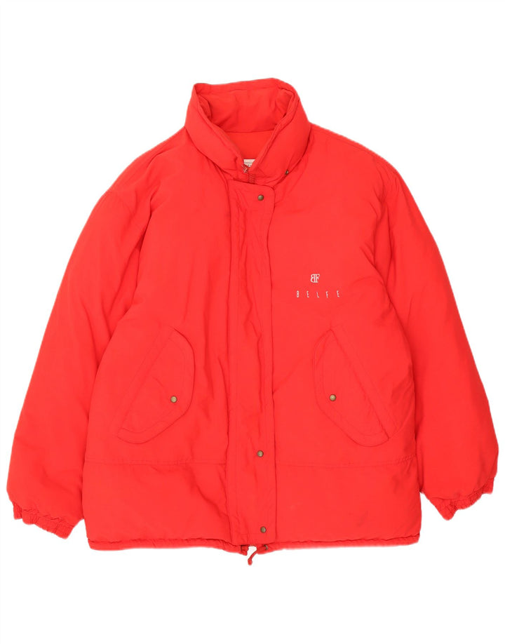 Μπουφάν Belfe & Womens Oversized padded UK 16 Large Red