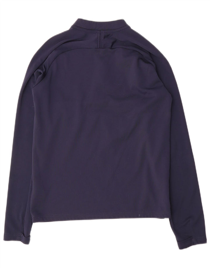 Nike Boys Dri Fit πουλόβερ αθλητική φόρμα 12-13 ετών Large Navy Blue