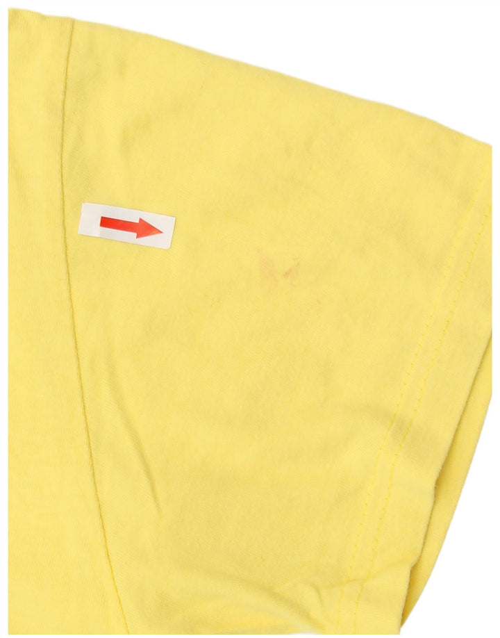 Μπλουζάκι Russell Athletic Boys Top 11-12 ετών κίτρινο βαμβακερό