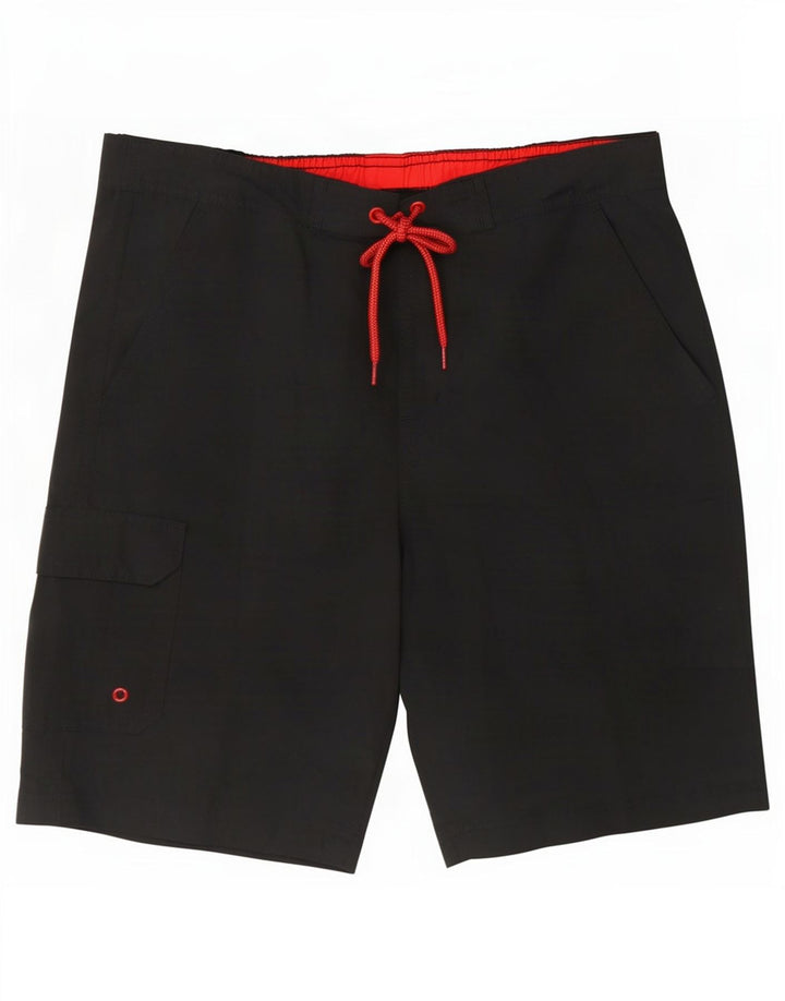 Mountain Warehouse Ανδρικά σορτς κολύμβησης μεσαίου μαύρου πολυεστέρα