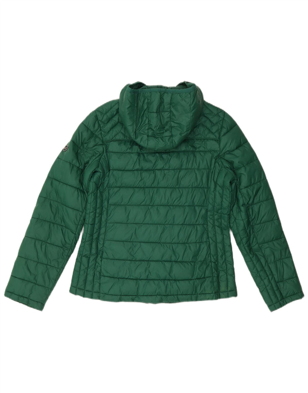 Michael Kors Γυναικείο μπουφάν με κουκούλα UK 14 Medium Green Nylon