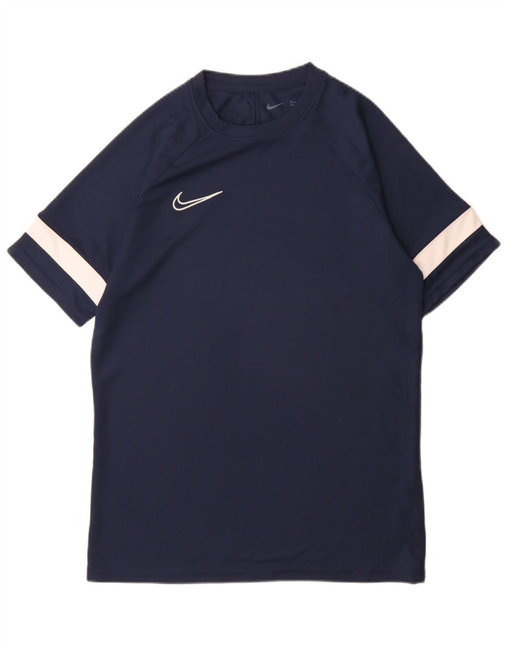 Ανδρικό μπλουζάκι Nike Dri Fit Top μεσαίο μπλε ναυτικό χρώμα