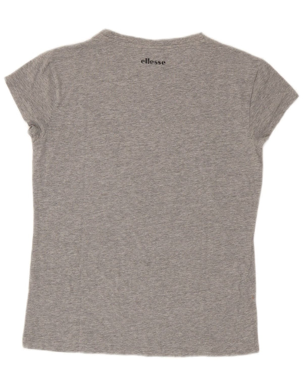 Ellesse Γυναικείο Γραφικό T-Shirt Top UK 18 XL Γκρι