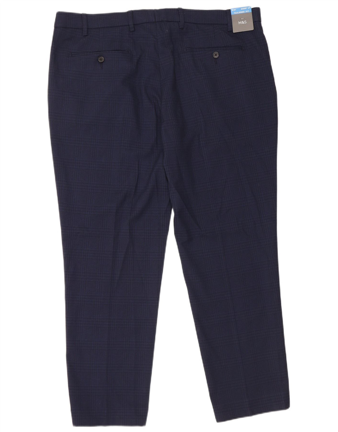 Ανδρικό παντελόνι με φόρμα Marks & Spencer W40 L29 Navy Blue