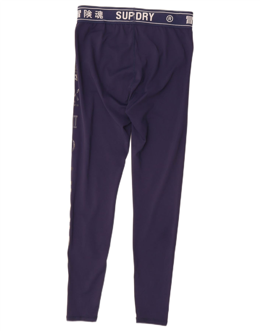 Γυναικεία γραφικά κολάν Superdry UK 12 Medium Navy Blue Polyester